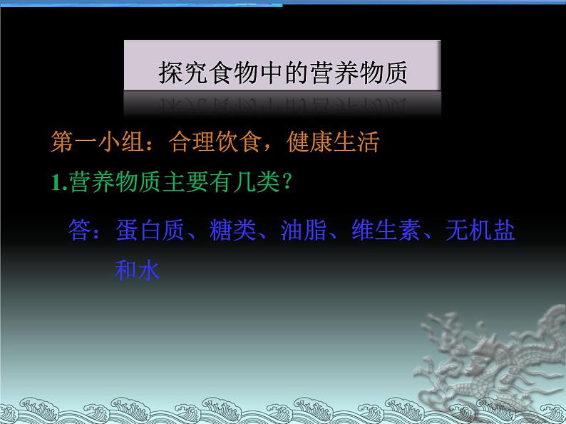 九年级化学下册第12单元 课题1《人类重要的营养物质》课件6 人教版第4页