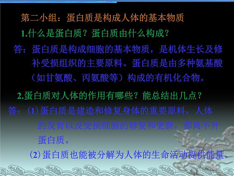 九年级化学下册第12单元 课题1《人类重要的营养物质》课件6 人教版第7页