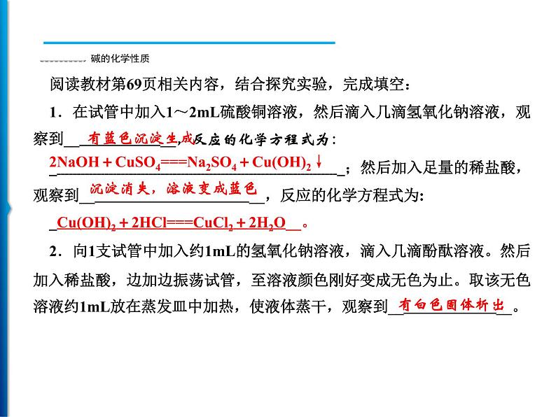 九年级化学下册第10单元 实验活动6《实验活动6 酸、碱的化学性质》课件2 人教版06