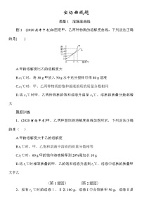 九年级化学中考重点题型训练《坐标曲线题》（Word版附答案）