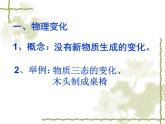科粤版初中化学九年级上册1.3物质的变化课件(1)