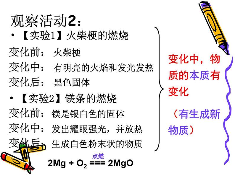 科粤版初中化学九年级上册1.3物质的变化课件第5页