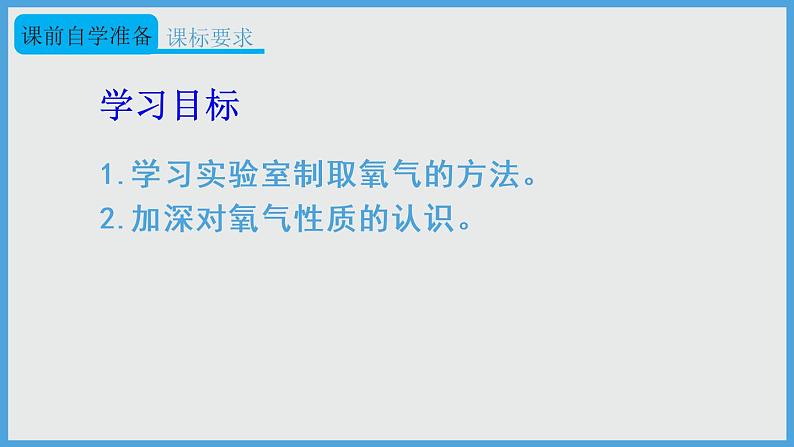 2021年初中化学人教版九年级上册 第二单元 实验活动1 氧气的实验室制取与性质 课件第2页