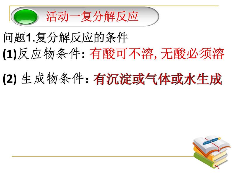 第十单元常见的酸和碱----复分解反应及其应用复习课教学课件共23张PPT九年级化学人教版下册04