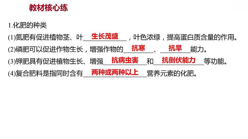 第十一单元课题2化学肥料课件九年级化学人教版下册第2页