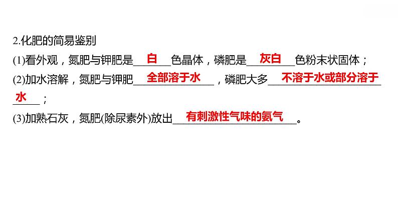 第十一单元课题2化学肥料课件九年级化学人教版下册第3页