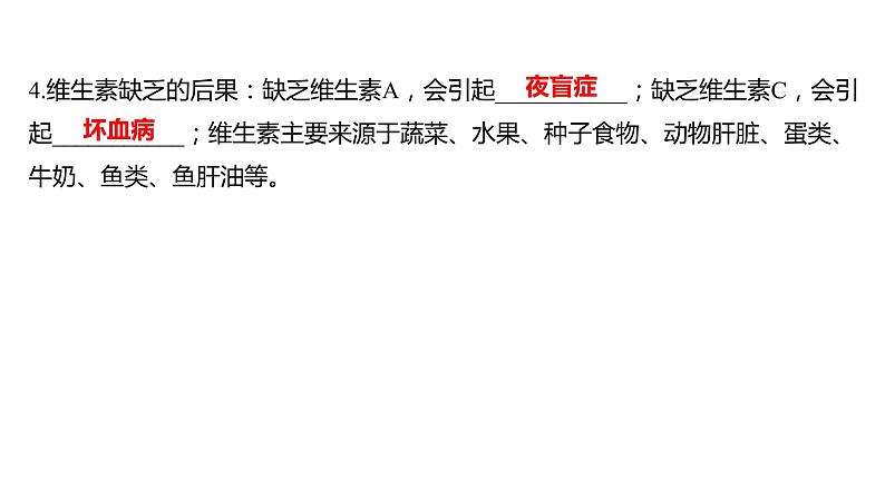 第十二单元课题1人类重要的营养物质课件九年级化学人教版下册第3页