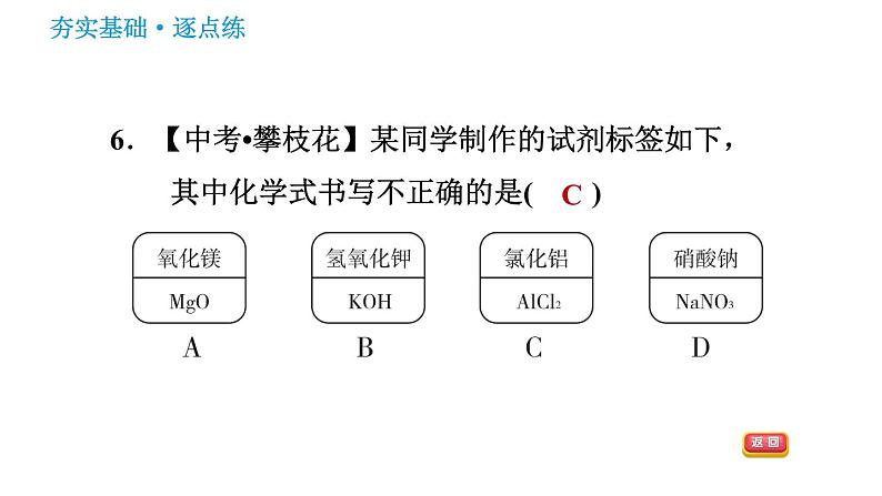 鲁教五四版八年级化学 第3单元 习题课件08