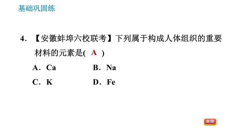 人教版九年级上册化学 第12单元 12.2 化学元素与人体健康 课件第6页