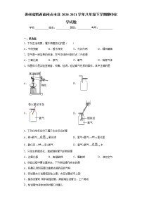 贵州省黔西南州贞丰县2020-2021学年八年级下学期期中化学试题（word版 含答案）