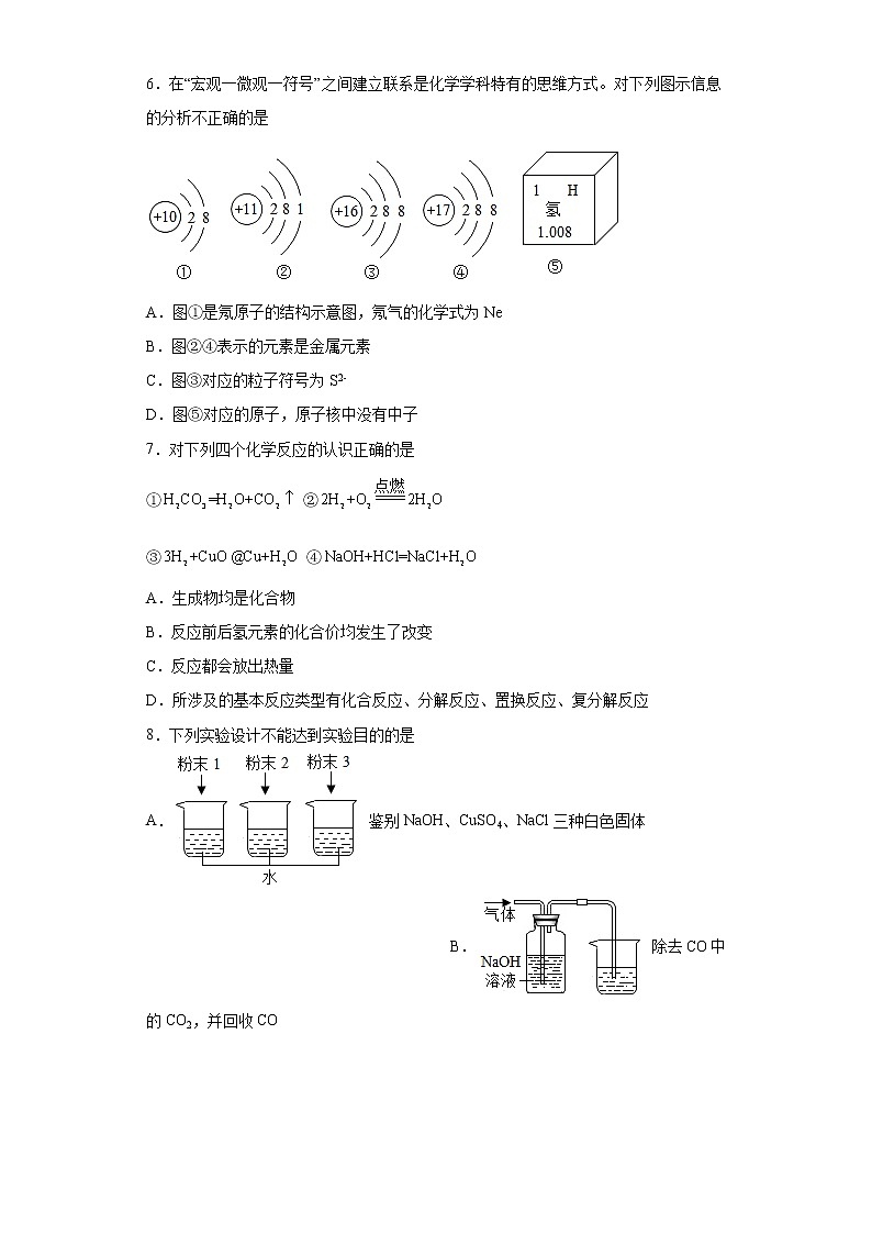 陕西省商洛市商南县2020-2021学年九年级下学期期中化学试题（word版 含答案）第2页