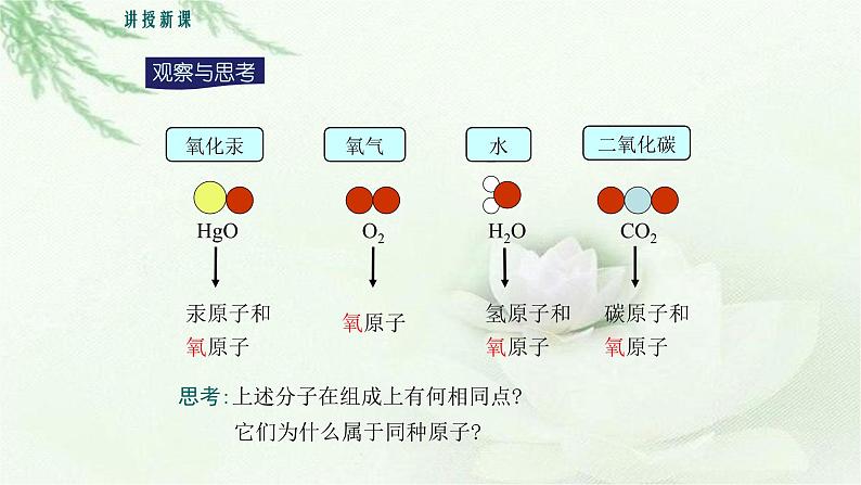 人教版九年级化学上册第三单元课题3  元素（第一课时）课件第5页