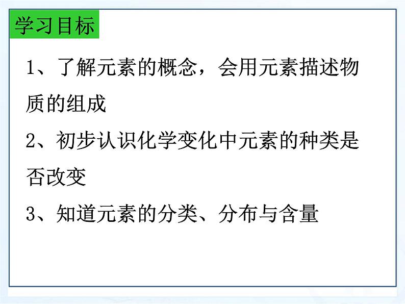 鲁教版九年级化学上册 2.4 元素课件PPT第3页