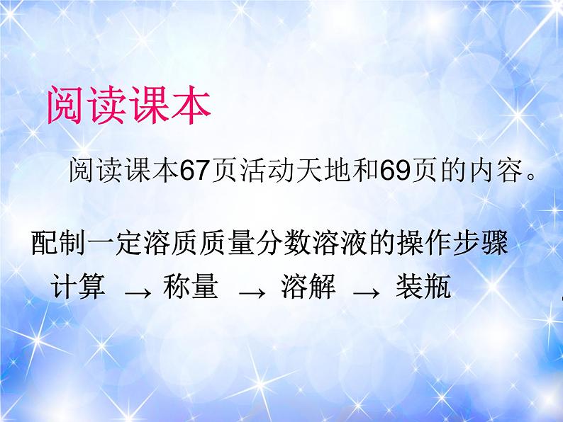 鲁教版九年级化学上册 3.2 溶液组成的定量表示课件PPT04