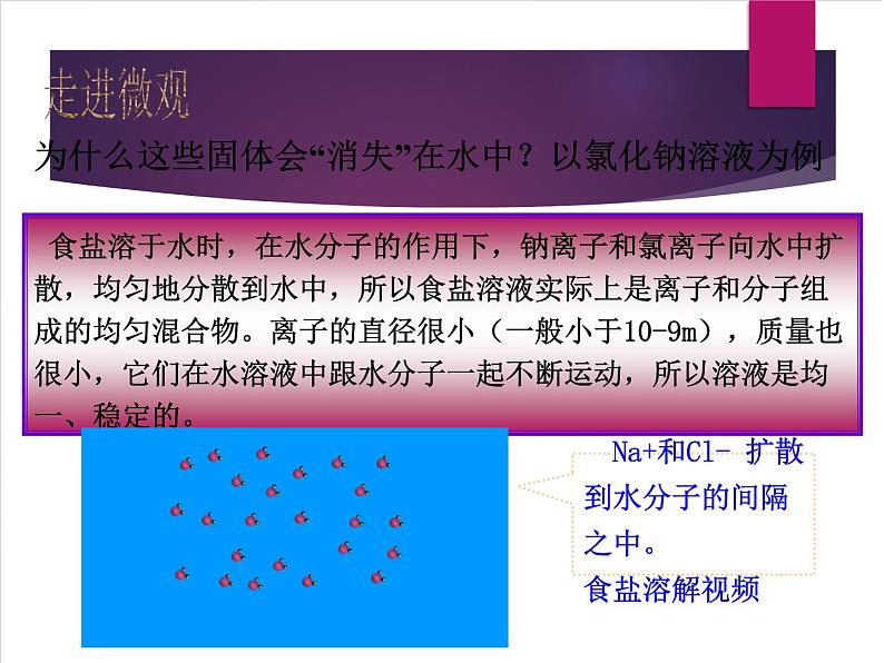 鲁教版九年级化学上册 3.1 溶液的形成课件PPT第3页