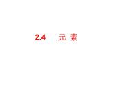 鲁教版九年级化学上册 2.4 元素课件PPT