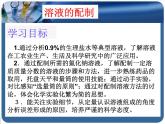 鲁教版九年级化学上册 3.2 溶液组成的定量表示课件PPT