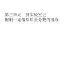 魯教版九年級(jí)化學(xué)上冊(cè) 第3單元 到實(shí)驗(yàn)室去：配制一定溶質(zhì)質(zhì)量分?jǐn)?shù)的溶液課件PPT