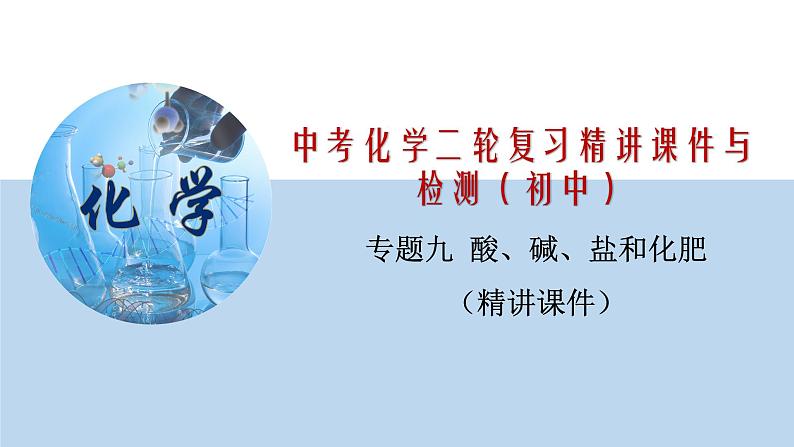 专题09 酸、碱、盐和化肥（精讲课件）-2020年中考化学二轮复习精讲课件与检测(共44张PPT)第1页