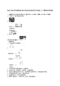 2015-2016学年黑龙江省齐齐哈尔市龙沙区九年级（上）期末化学试卷