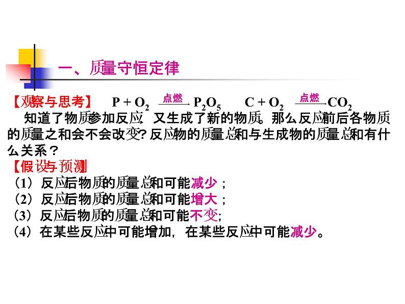 九年级化学上册第五单元课题课件第2页