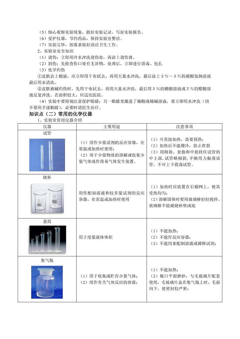 科粤版九年级化学上册知识点整理（完整版）第2页