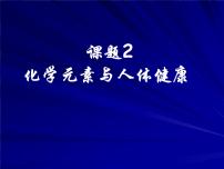 人教版九年级下册第十二单元  化学与生活课题2 化学元素与人体健康说课ppt课件