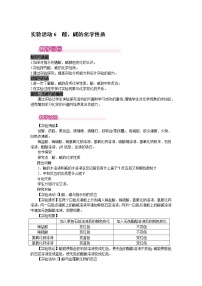 初中化学人教版九年级下册实验活动6 酸、碱的化学性质教学设计及反思