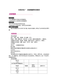 初中化学人教版九年级下册实验活动7 溶液酸碱性的检验教学设计及反思