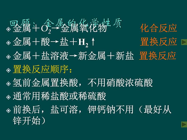 粤教初中化学九下《6.2 金属的化学性质》PPT课件 (8)第2页