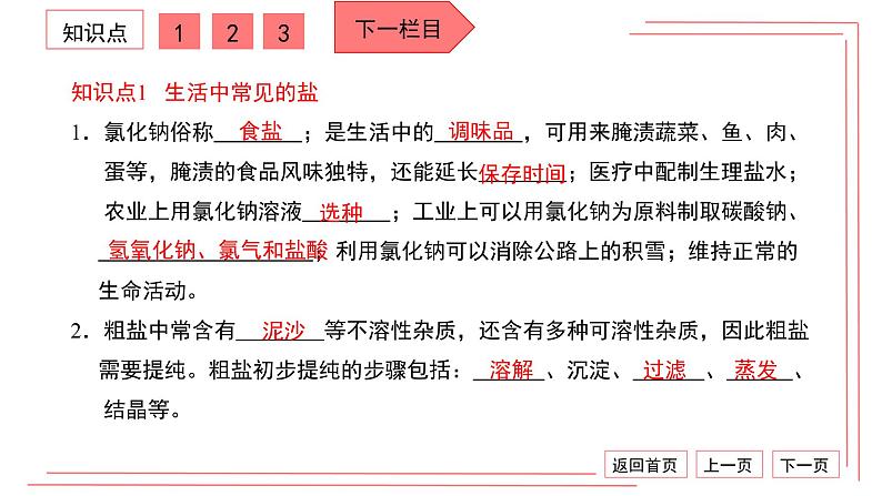 人教版化学九年级下册：第十一单元 盐、化肥 单元综合与测试（2）课件PPT02