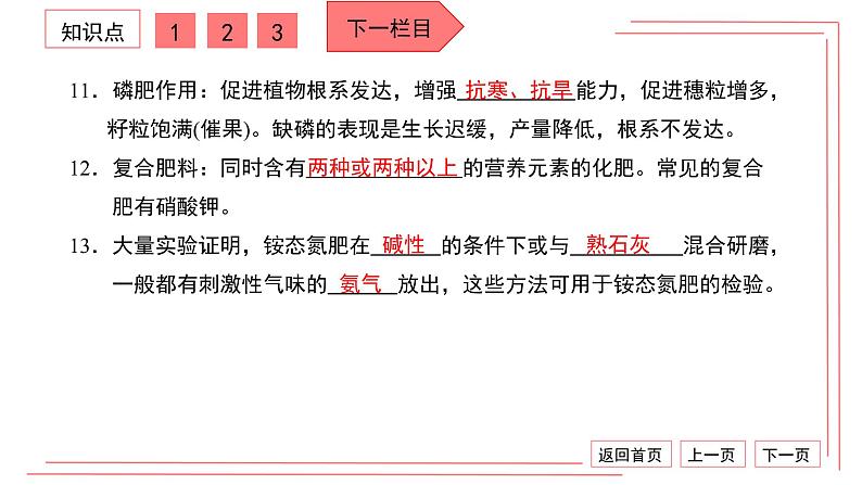 人教版化学九年级下册：第十一单元 盐、化肥 单元综合与测试（2）课件PPT07