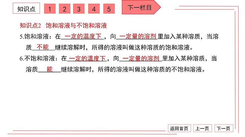 人教版化学九年级下册：第九单元 溶液 单元综合与测试课件PPT04