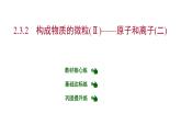第二章 2.3.2构成物质的微粒（Ⅱ）——原子和离子（二） 习题课件 2021-2022学年科粤版化学九年级上册
