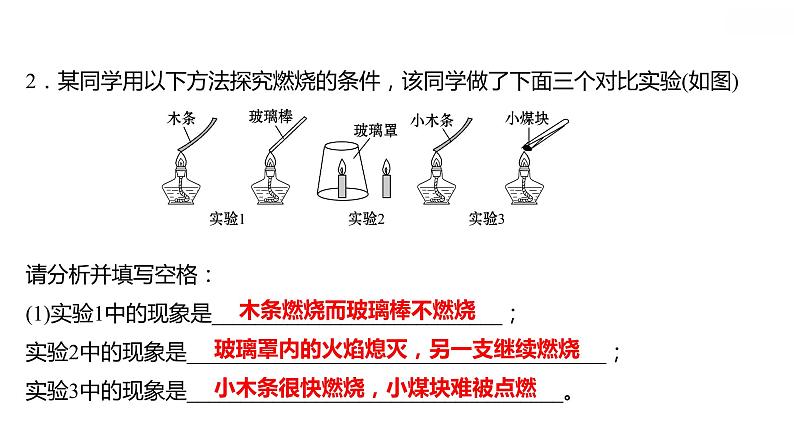 第三章 3.3燃烧条件与灭火原理 习题课件 2021-2022学年科粤版化学九年级第4页