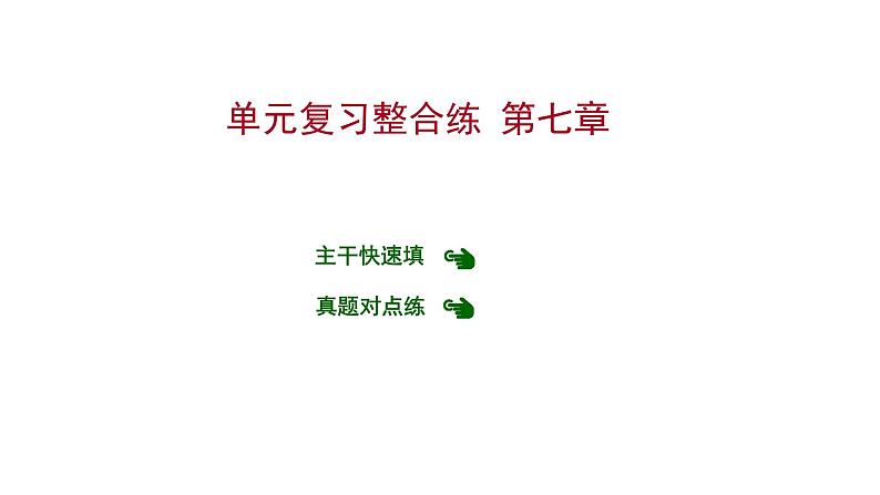 第七章 单元复习整合练 习题课件 2021-2022学年科粤版化学九年级第1页