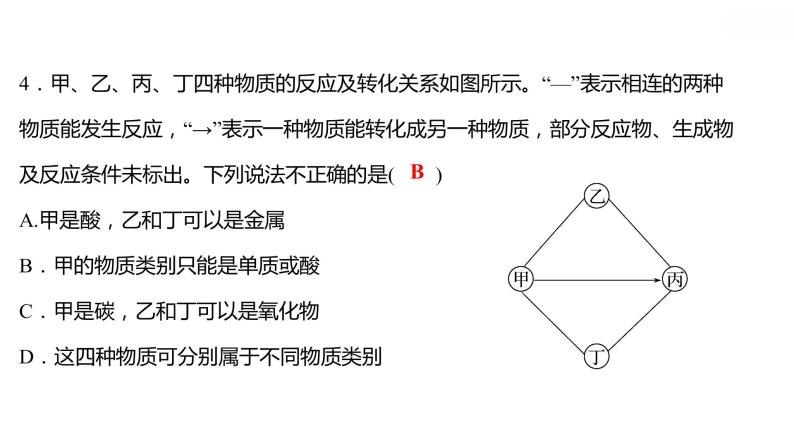 专项训练6 酸、碱、盐之间的转化 习题课件 2021-2022学年科粤版化学九年级05