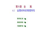 第六章 6.1金屬材料的物理特性 習題課件 2021-2022學年科粵版化學九年級
