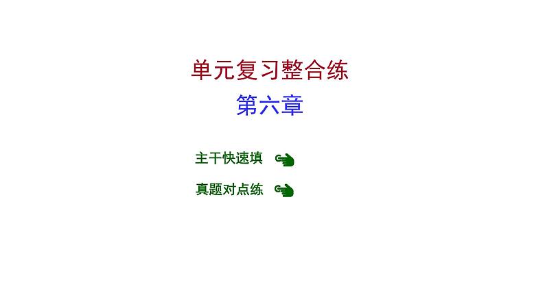 第六章 单元复习整合练 习题课件 2021-2022学年科粤版化学九年级第1页