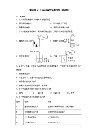 初中化学人教版九年级上册第六单元 碳和碳的氧化物综合与测试当堂达标检测题