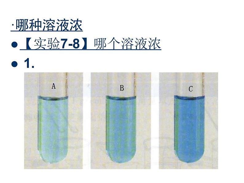 粤教初中化学九下《7.3 溶液浓稀的表示》PPT课件 (8)第4页