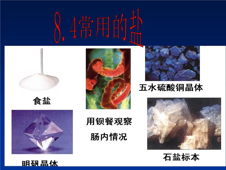 粤教初中化学九下《8.4 常用的盐》PPT课件 (4)第1页