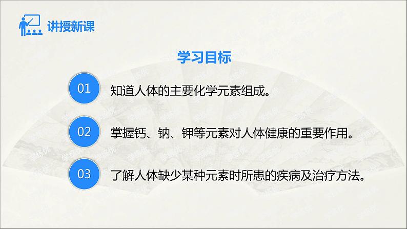 人教版 初中化学九年级下册 第十二单元  化学与生活  课题2  化学元素与人体健康课件PPT第3页