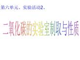 新人教版九年级上册化学实验活动2、二氧化碳制取与性质课件