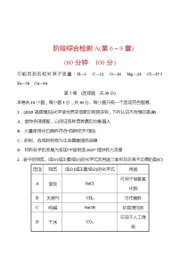 阶段综合检测A(第6~9章) 同步练习 2021-2022学年沪教版化学 九年级