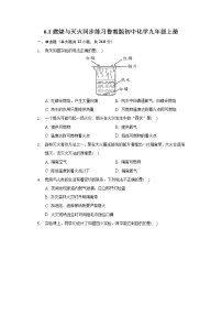 鲁教版九年级上册第一节 燃烧与灭火精练