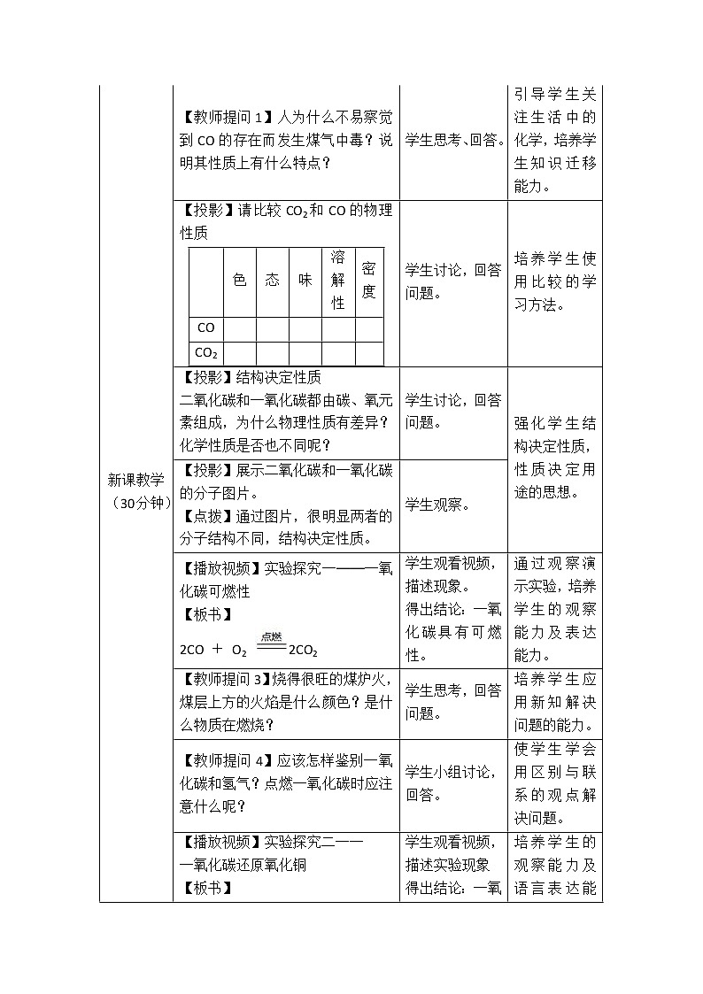 教案-一氧化碳 教学设计三第2页