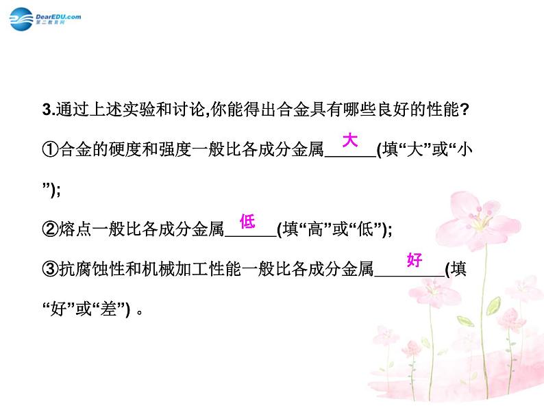 人教初中化学九下《8课题1金属材料》PPT课件 (20)第5页