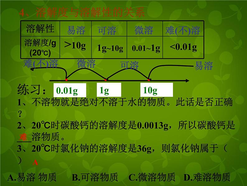 人教初中化学九下《9课题2溶解度》PPT课件 (30)07