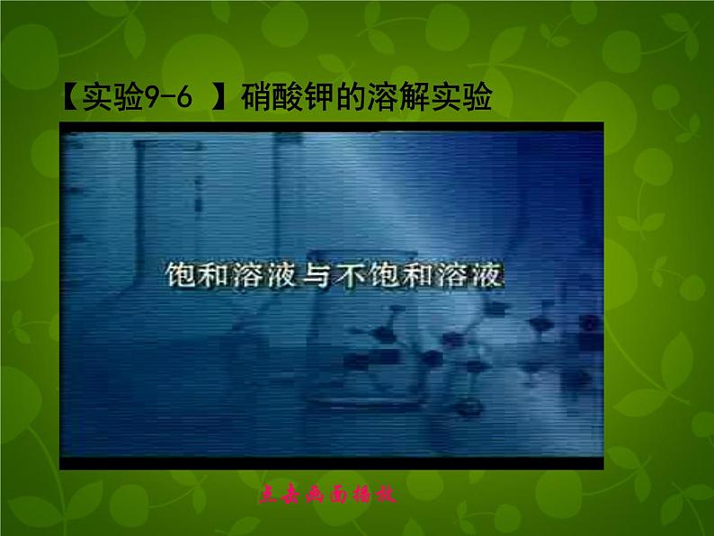 人教初中化学九下《9课题2溶解度》PPT课件 (8)第6页